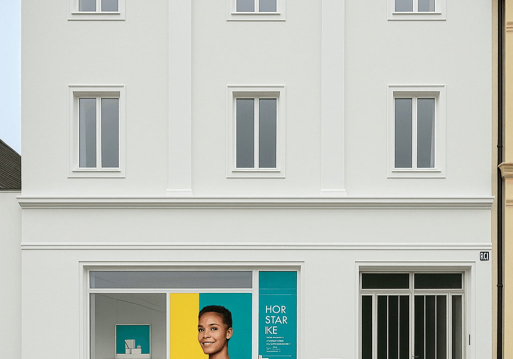 Fassade nach Sanierung 2026 (Schaubild)